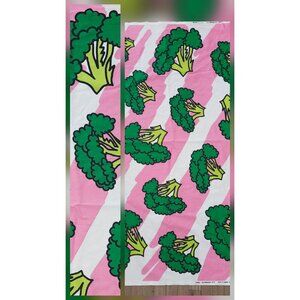 IKEA Ida Pettersson Pop Art Broccoli Fabric Vintage 4'10"x2'10" Upholstery 2014